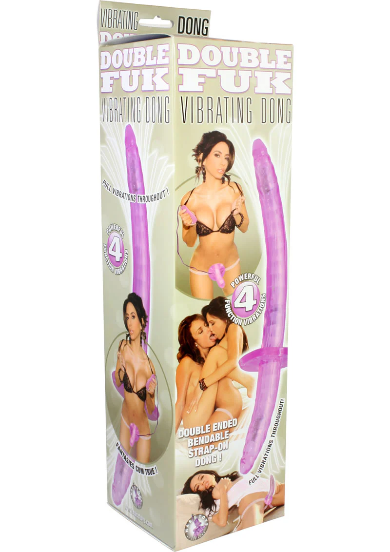 Double Fuk Vibrating Dildo Strap-On - Image 2