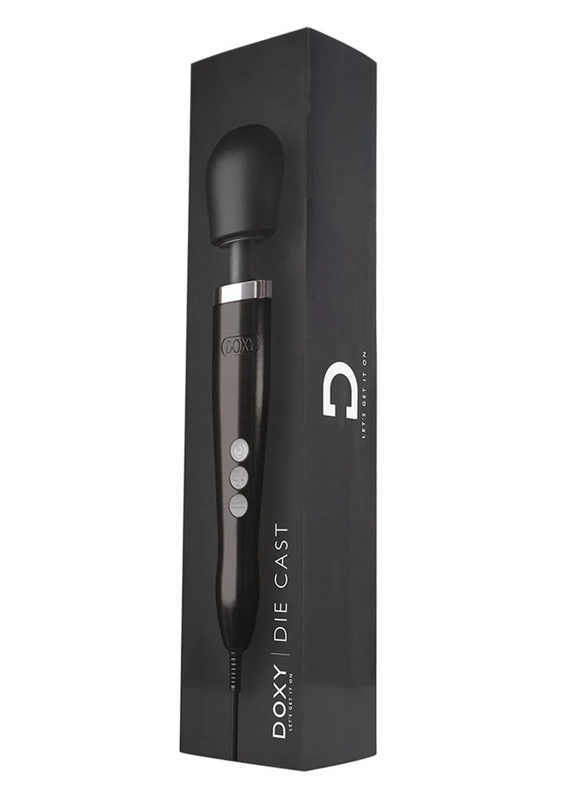Doxy Die Cast Wand Metal Plug-In Vibrating Body Massager - Image 2