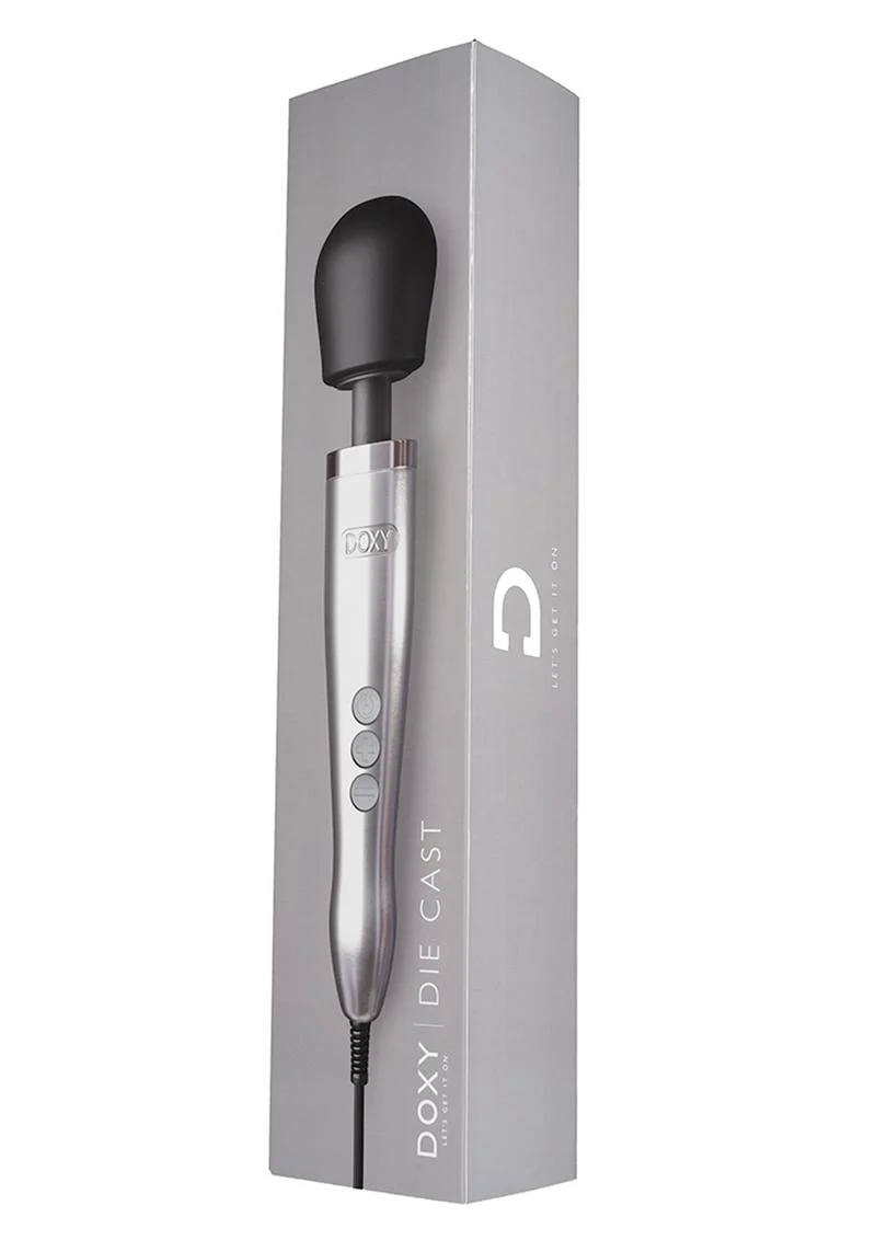 Doxy Die Cast Wand Metal Plug-In Vibrating Body Massager - Image 6