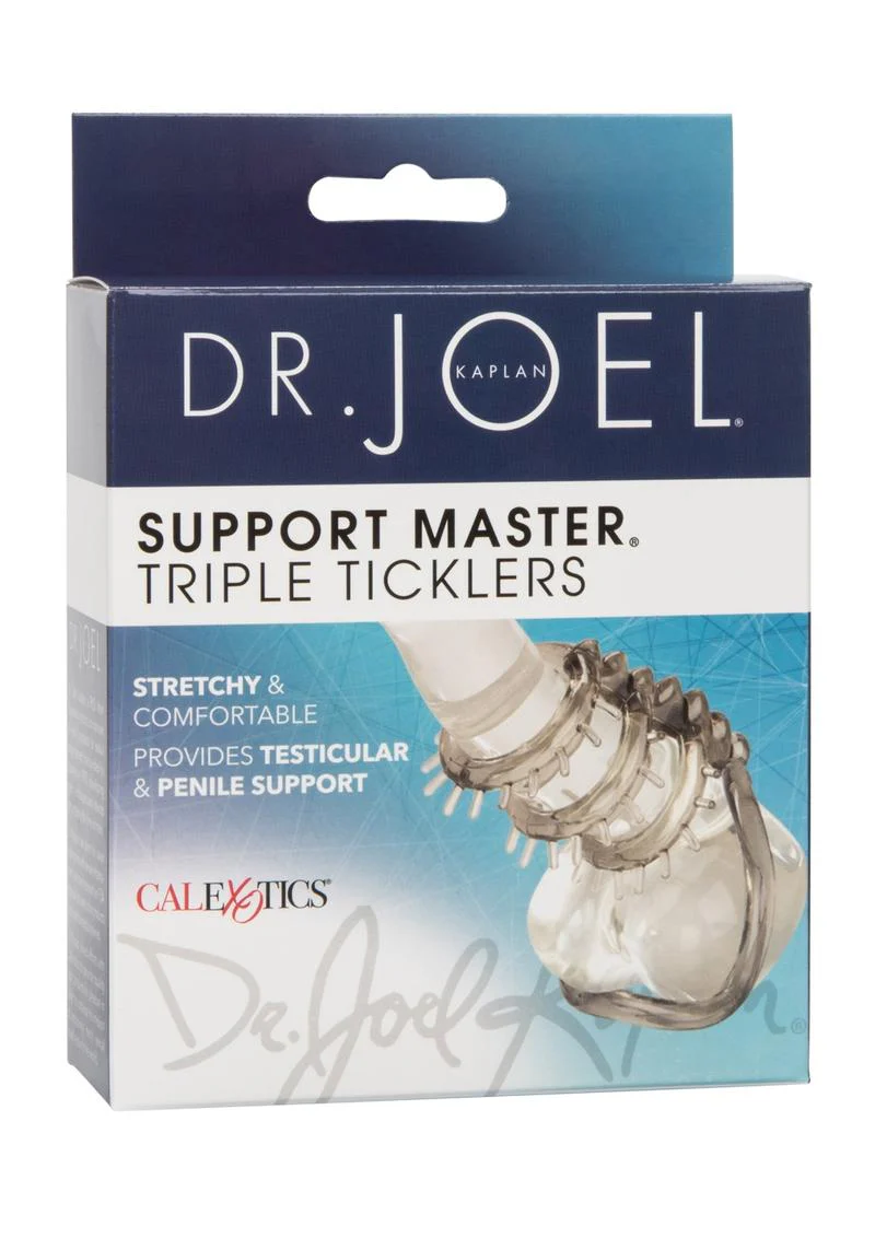 Dr. Joel Kaplan Support Master Triple Ticklers Cock Ring - Image 2
