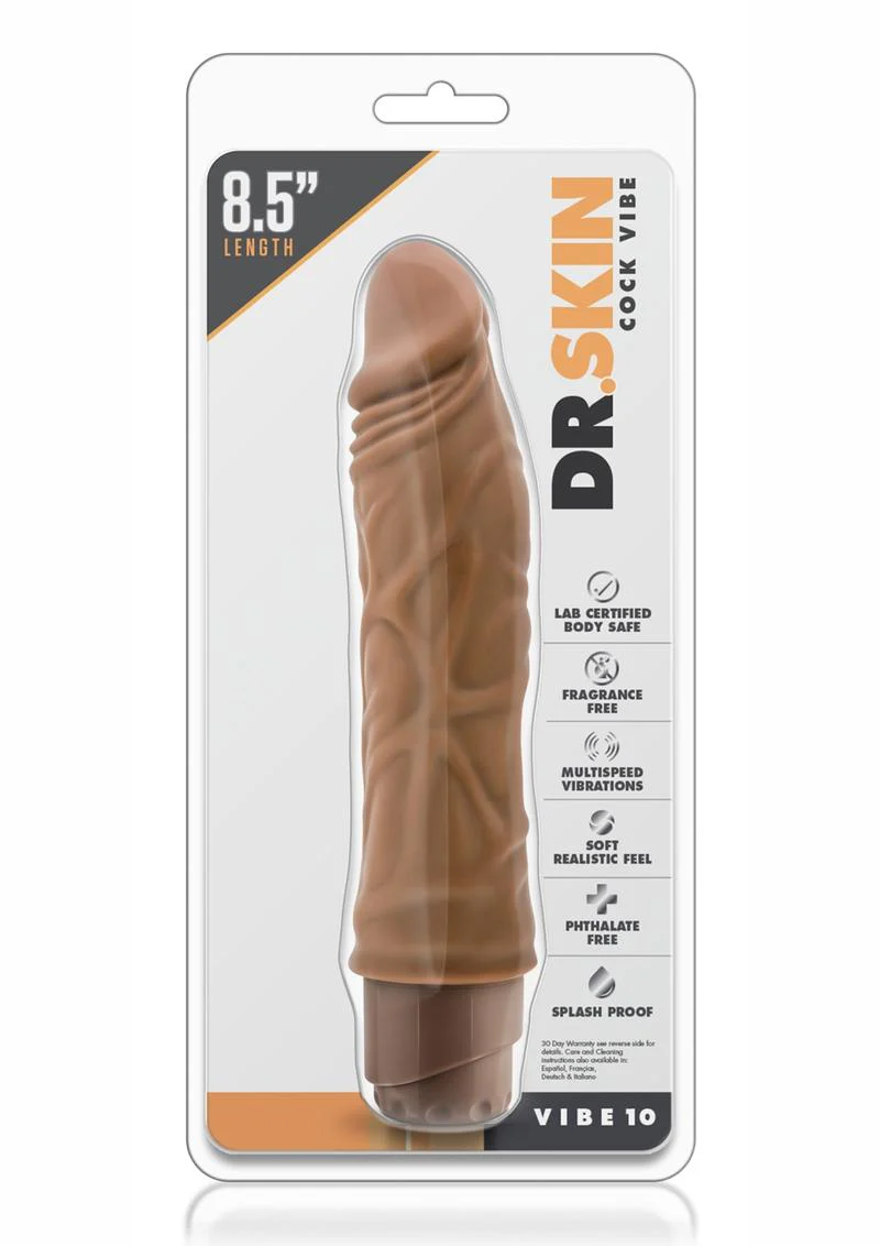 Dr. Skin Cock Vibe 10 Vibrating Dildo - Image 2