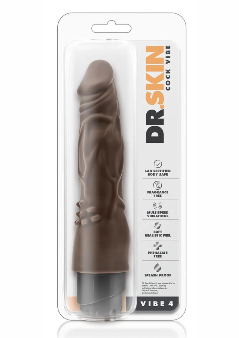 Dr. Skin Cock Vibe 4 Vibrating Dildo - Image 6