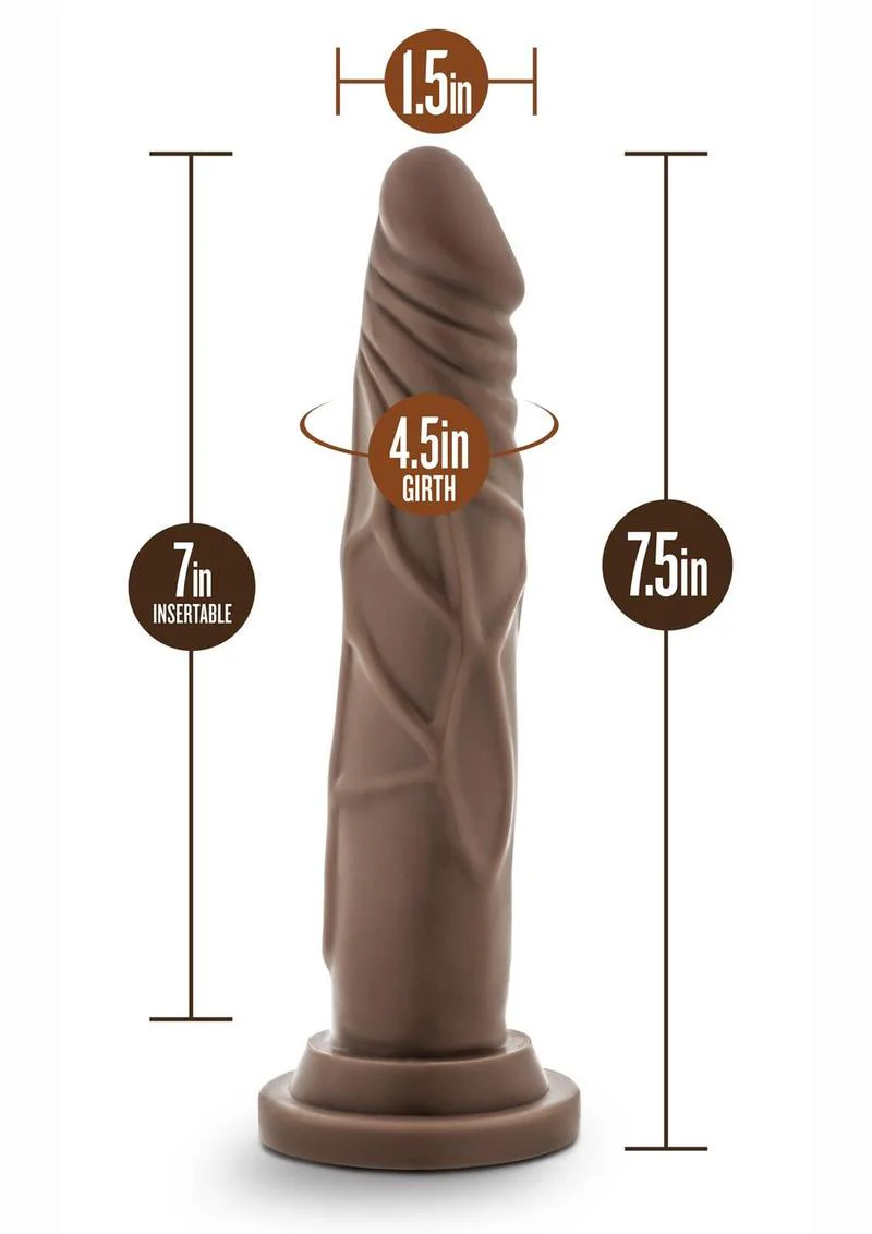Dr. Skin Dr. Carter Silicone Dildo with Suction Cup - Image 4