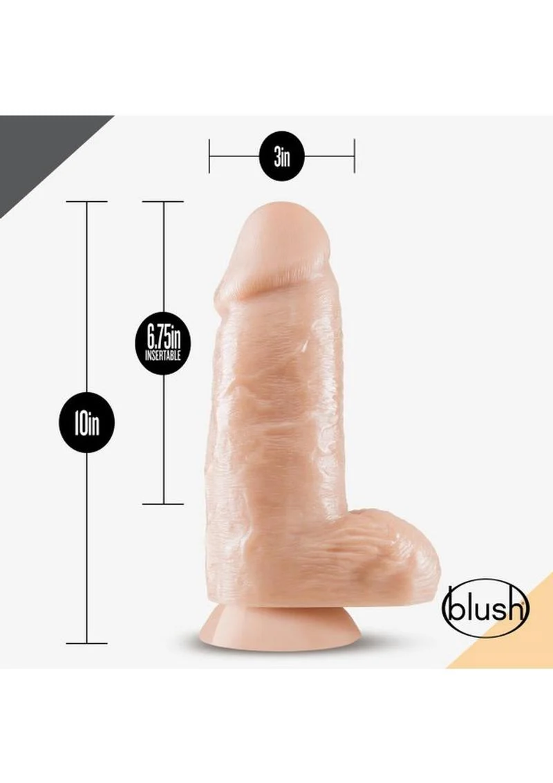 Dr. Skin Dr. Chubbs Dildo with Balls and Suction Cup - Image 4