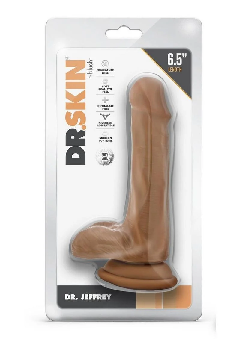 Dr. Skin Dr. Jeffrey Dildo with Balls and Suction Cup - Image 2