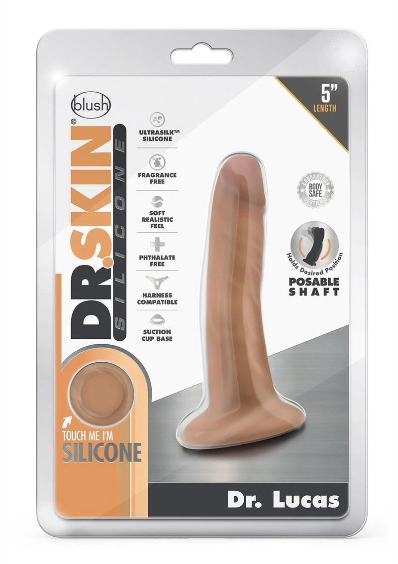 Dr. Skin Dr. Lucas Silicone Dildo with Suction Cup - Image 2
