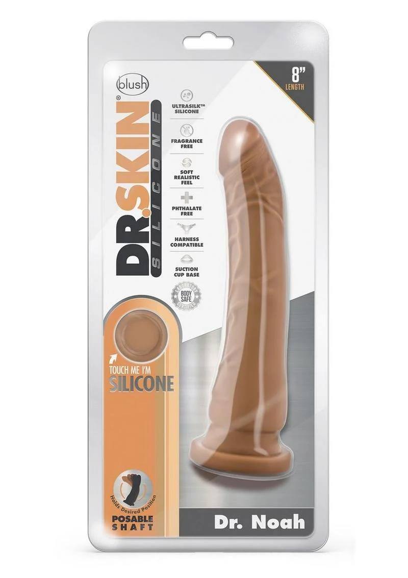 Dr. Skin Dr. Noah Silicone Dildo with Suction Cup - Image 2
