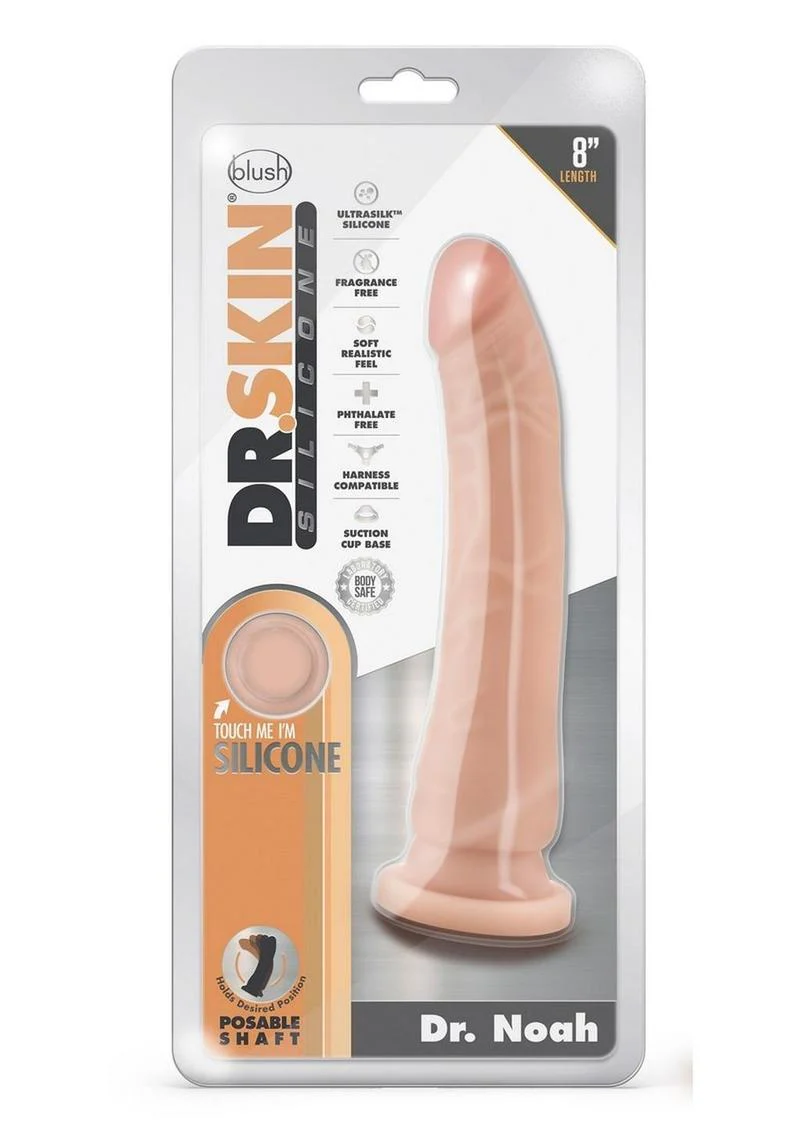 Dr. Skin Dr. Noah Silicone Dildo with Suction Cup - Image 6