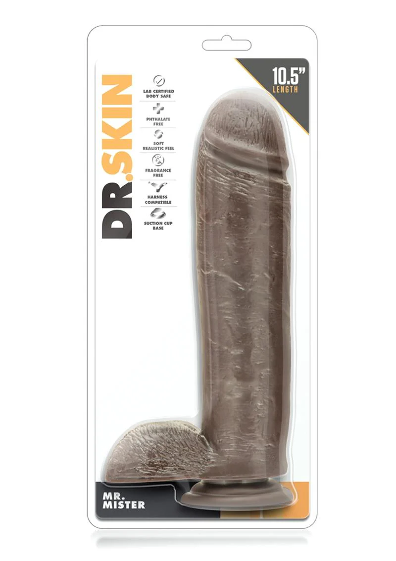 Dr. Skin Mr. Mister Dildo with Balls and Suction - Image 2