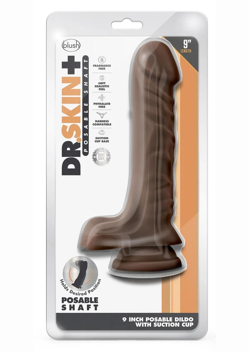 Dr. Skin Plus Posable Dildo with Balls - Image 10