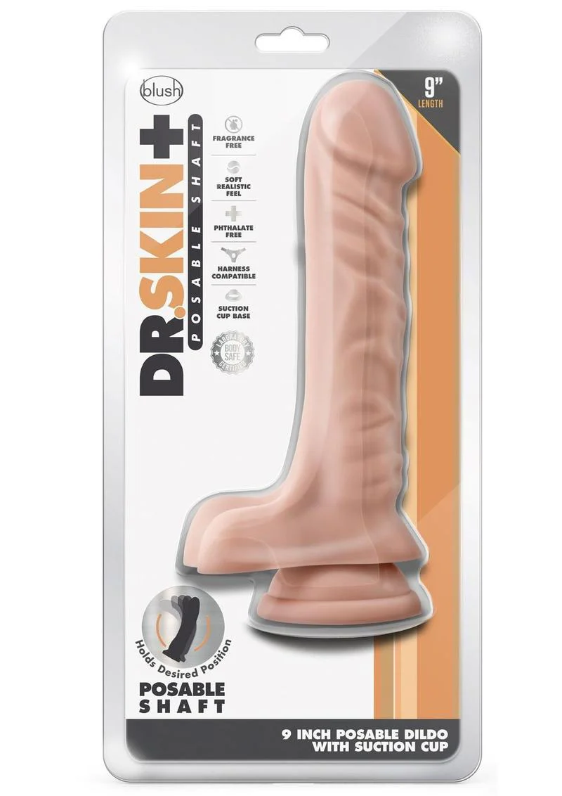 Dr. Skin Plus Posable Dildo with Balls - Image 14