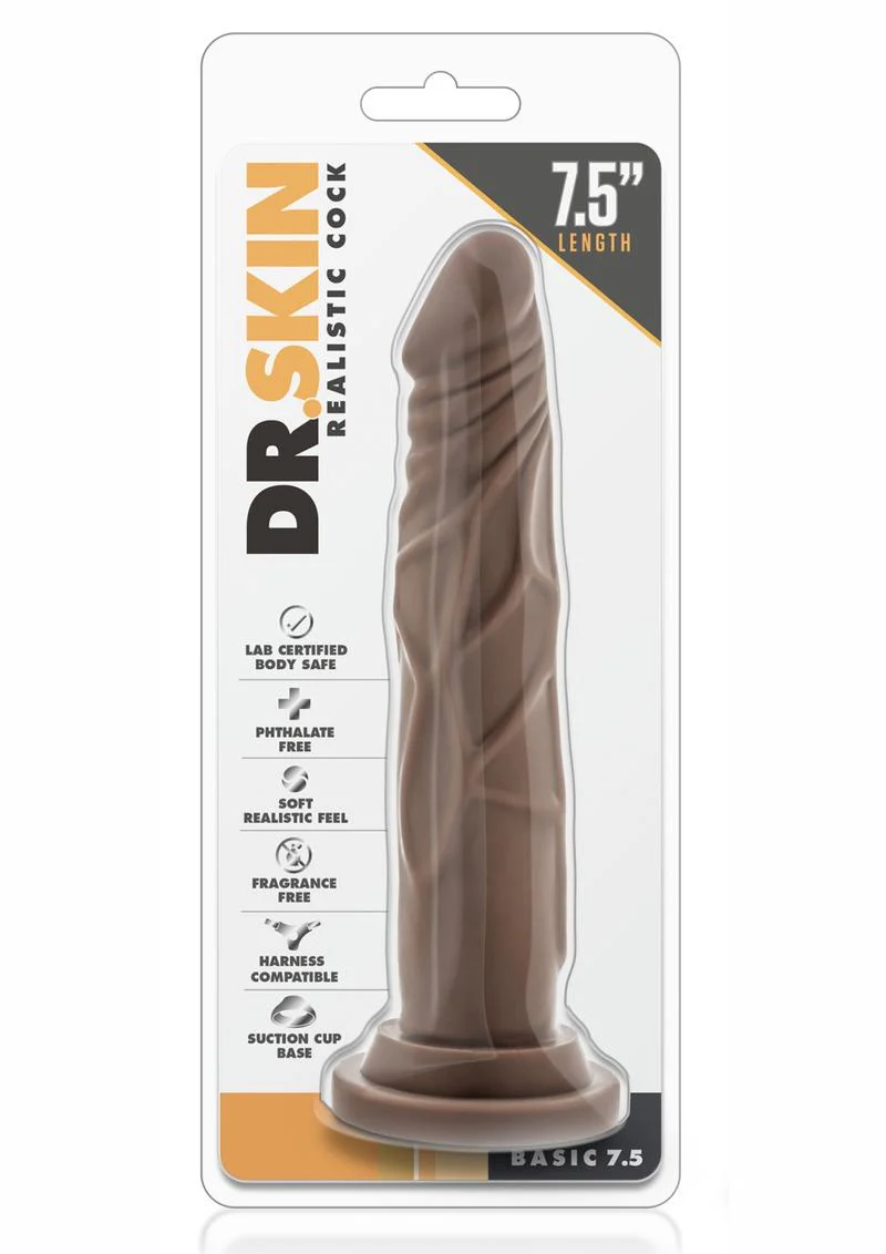 Dr. Skin Realistic Cock Basic 7.5 Dildo - Image 2