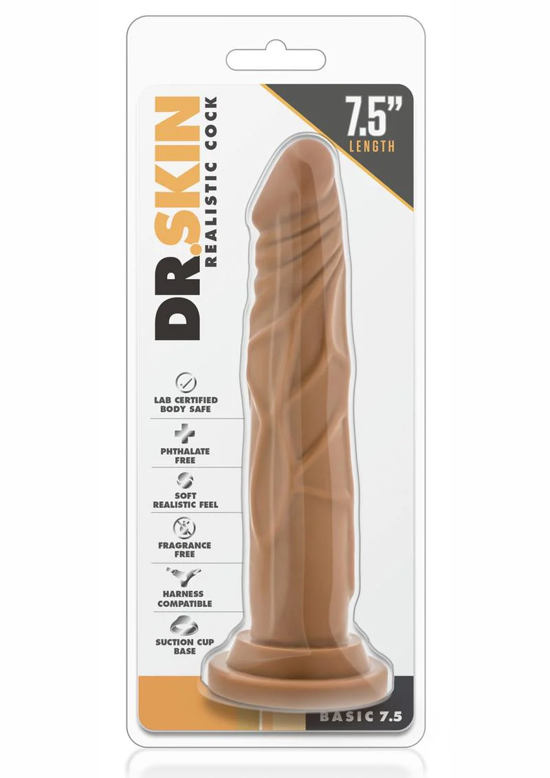 Dr. Skin Realistic Cock Basic 7.5 Dildo - Image 6