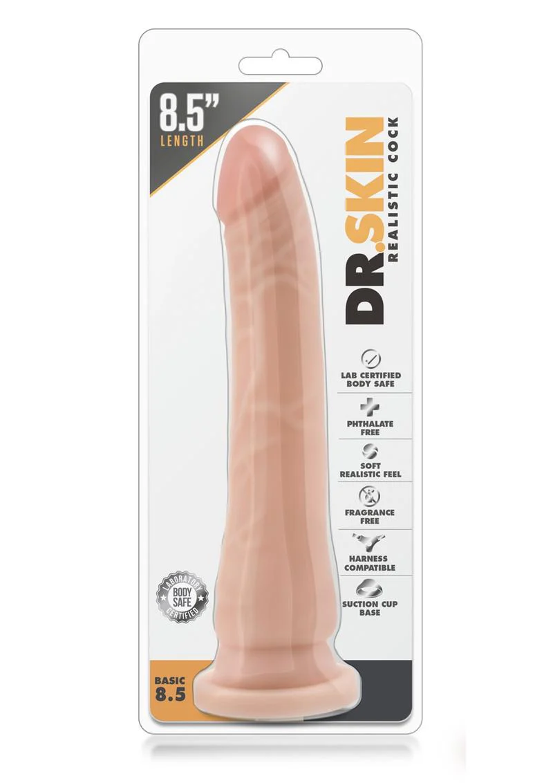 Dr. Skin Realistic Cock Basic 8.5 Dildo - Image 10