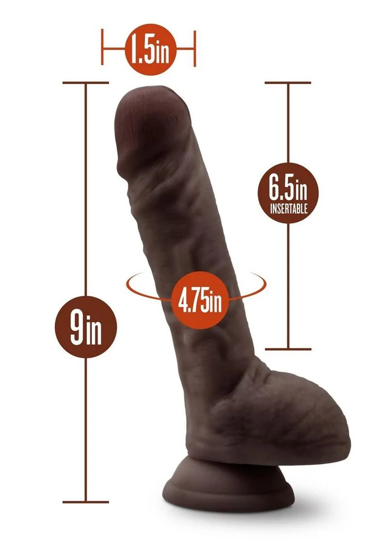 Dr. Skin Silicone Dr. Mason Dildo with Balls and Suction Cup - Image 4