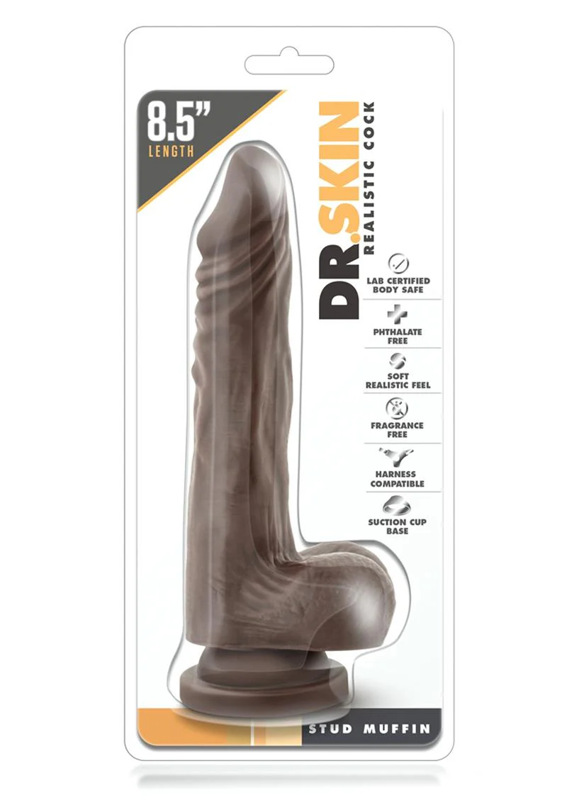 Dr. Skin Stud Muffin Dildo with Balls - Image 2