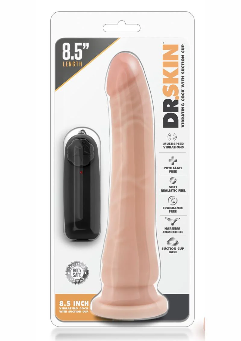 Dr. Skin Vibrating Dildo with Suction Cup - Image 2
