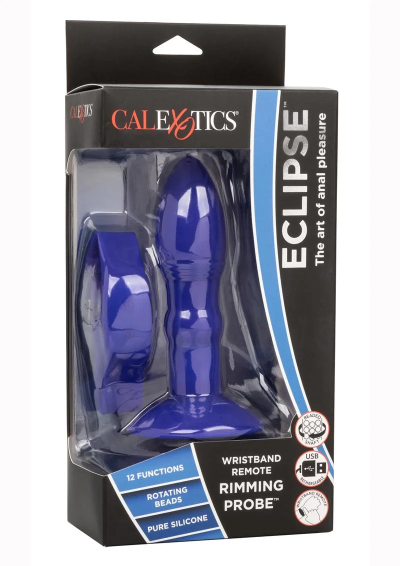 Eclipse Wristband Remote Control Silicone Rechargeable Rimming Probe - Image 2