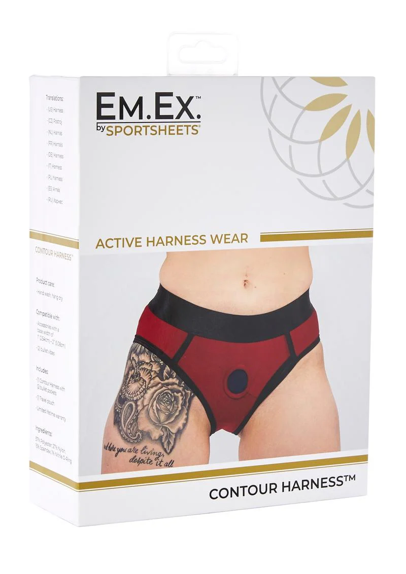 Em.Ex.. Active Harness Wear Contour Harness Briefs - 2x - Image 2