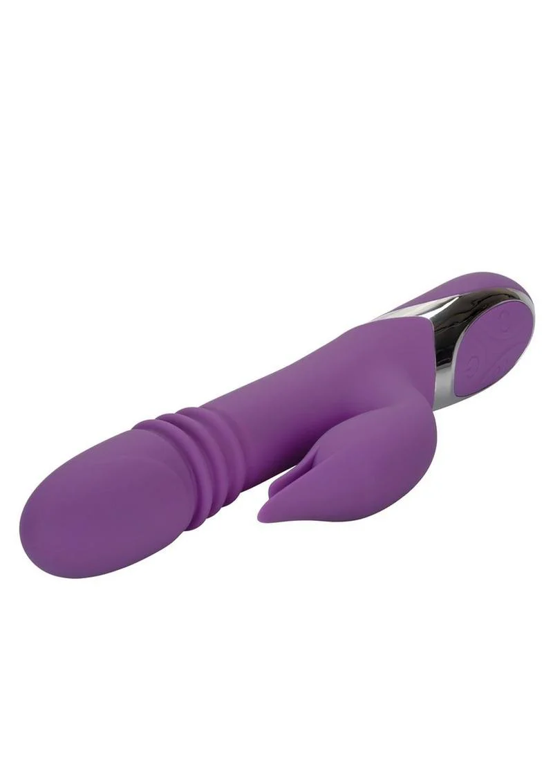 Enchanted Kisser Rechargeable Silicone Thrusting Rabbit Vibrator - Image 3