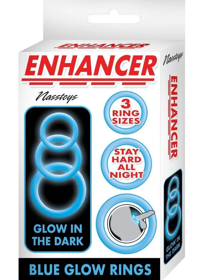 Enhancer Glow Rings Silicone Cockring - Image 2