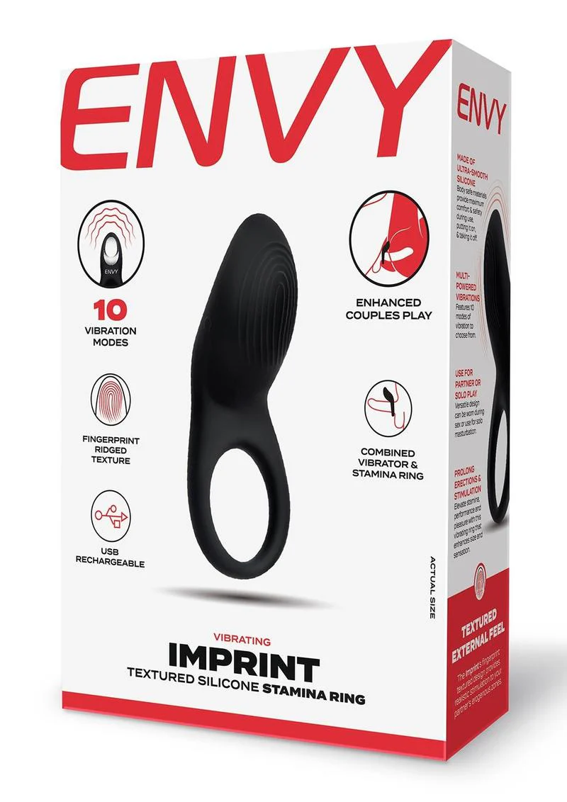 Envy Imprint Textured Stamina Ring