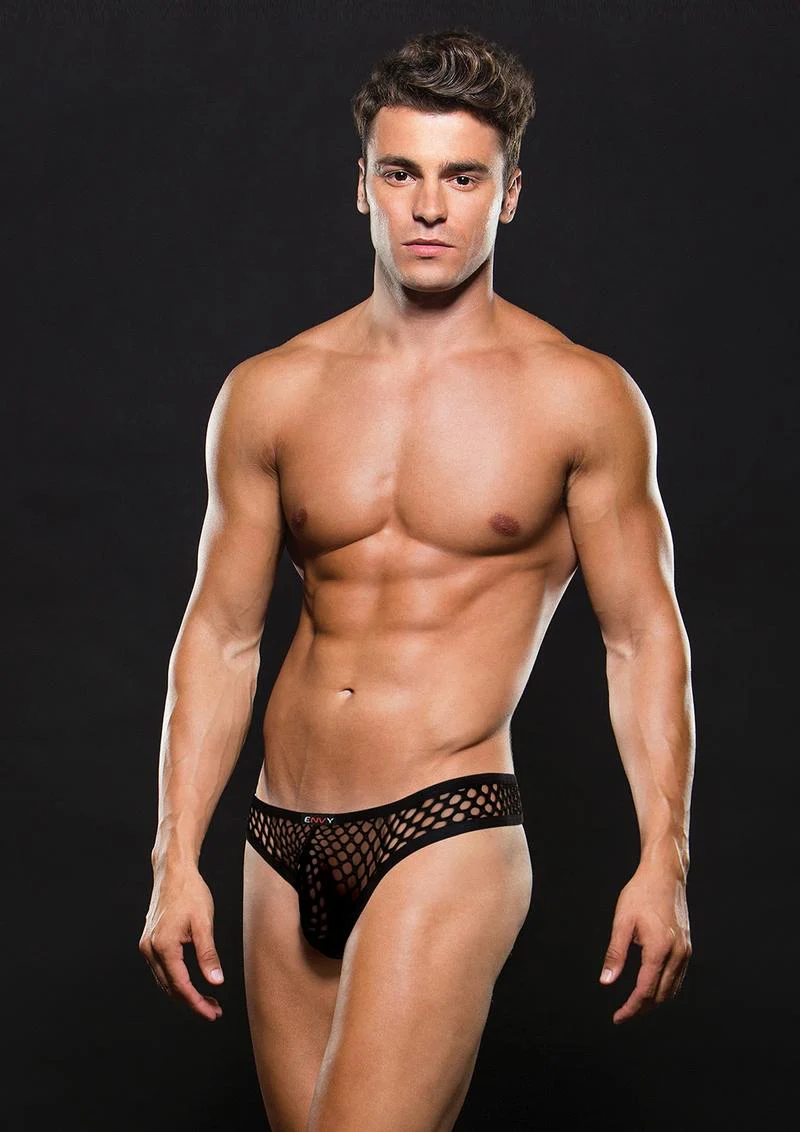 Envy Modern Fishnet Thong - Image 3