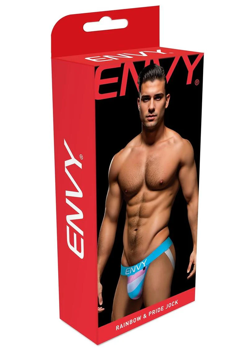 Envy Rainbow Pride Jock-Blue-Lxl - Image 3