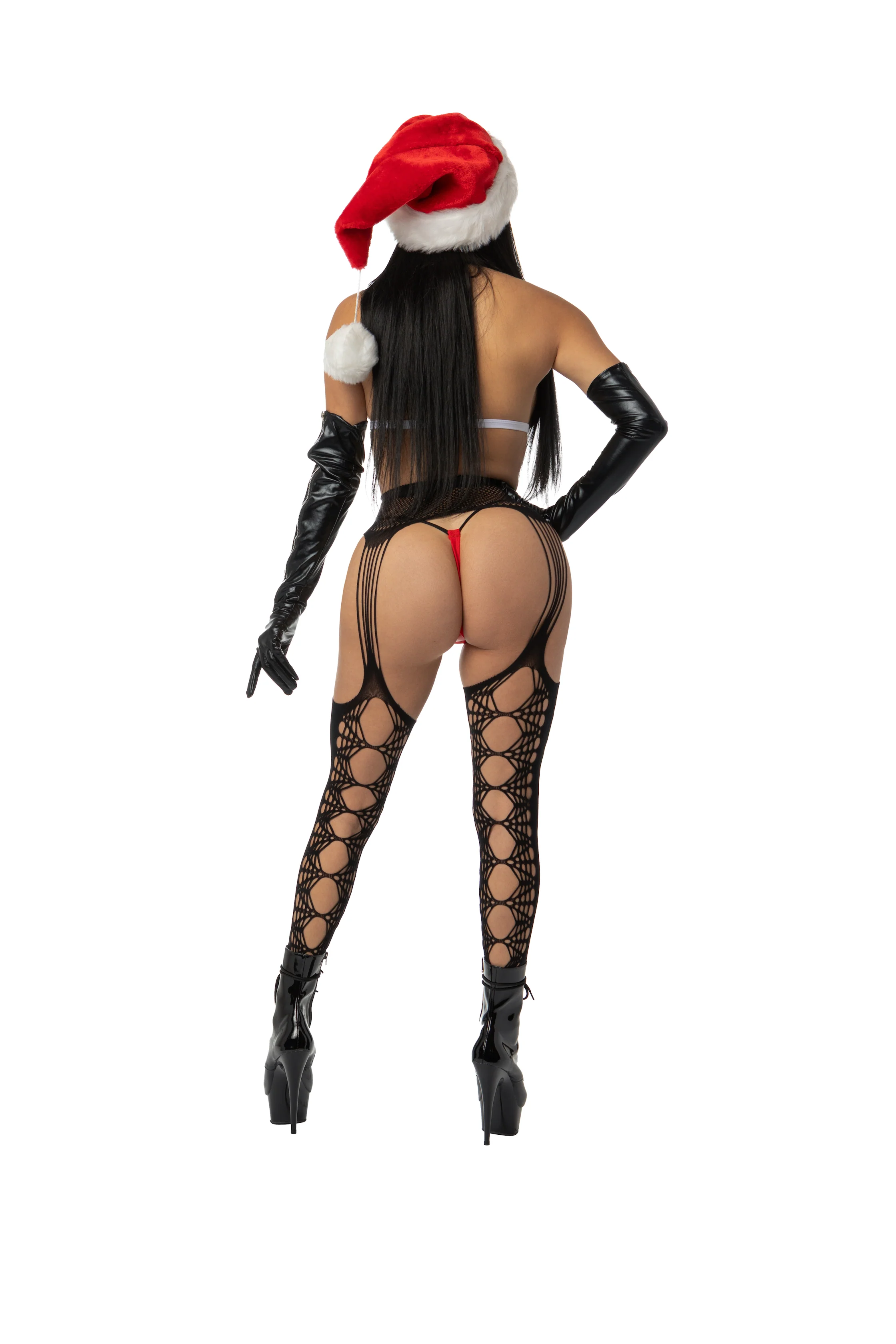 Exclusive Kiss Me Under the Mistletoe Christmas Bikini Outfit - Image 2