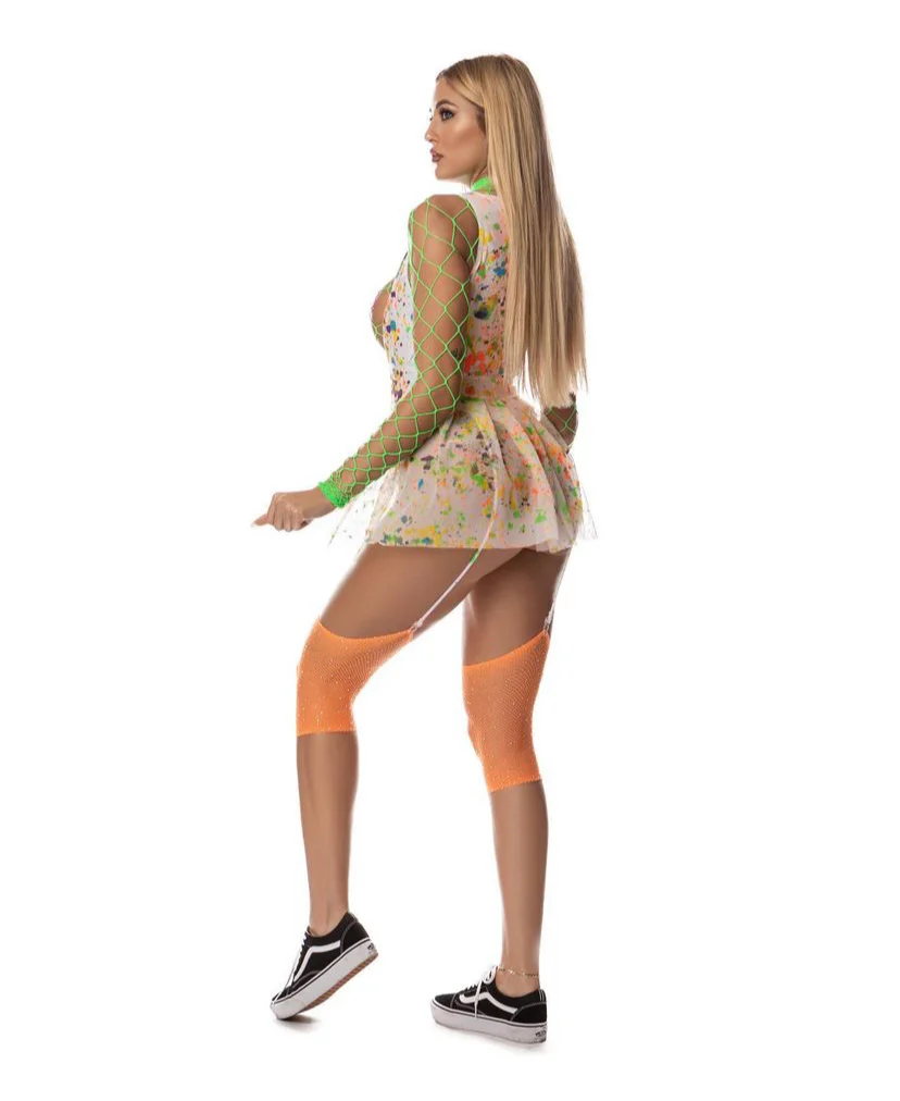 Exclusive Neon Color Splatter Outfit - Image 3