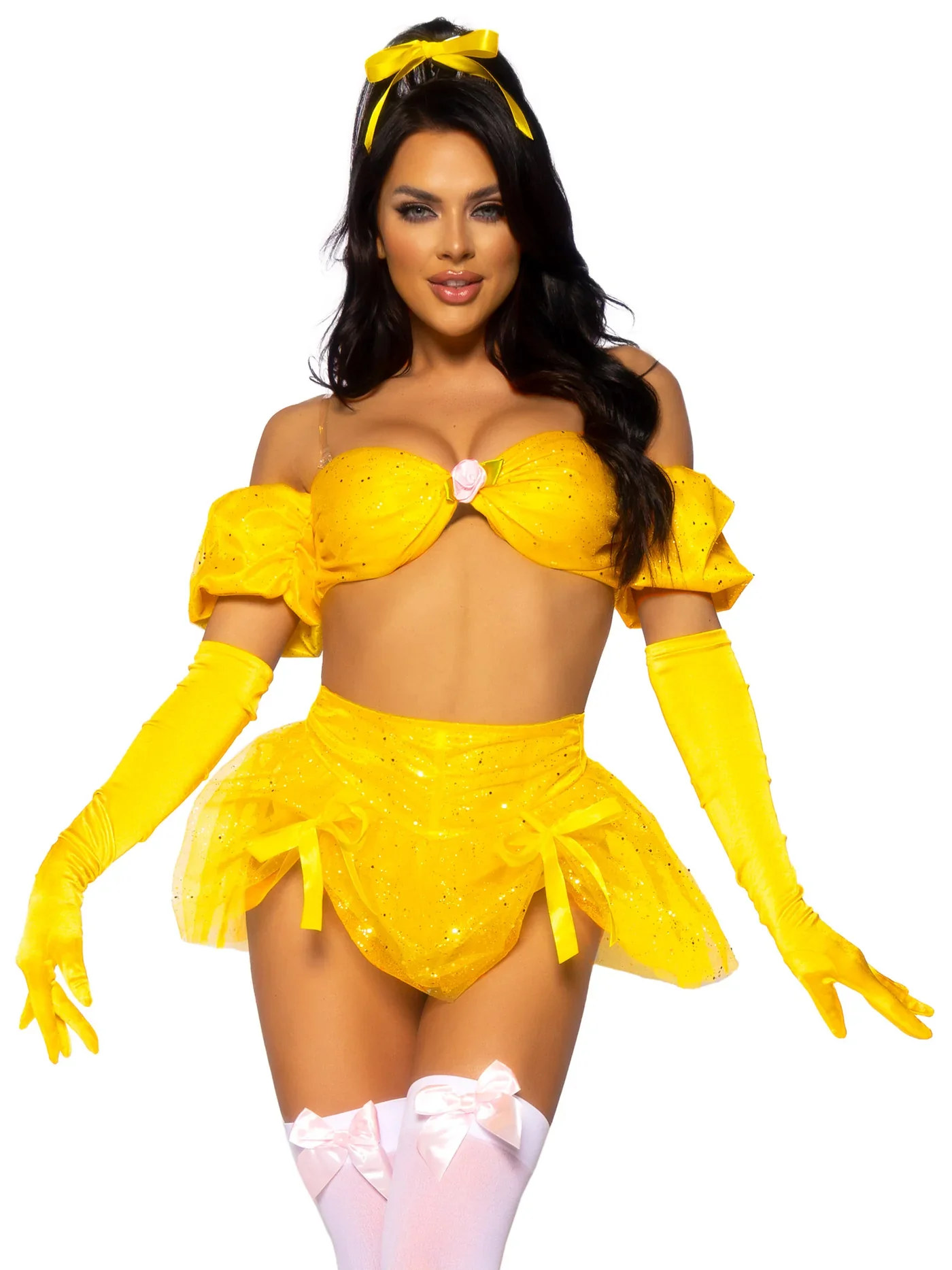 Extra Long Elbow Length Satin Gloves  Many colors - Image 8