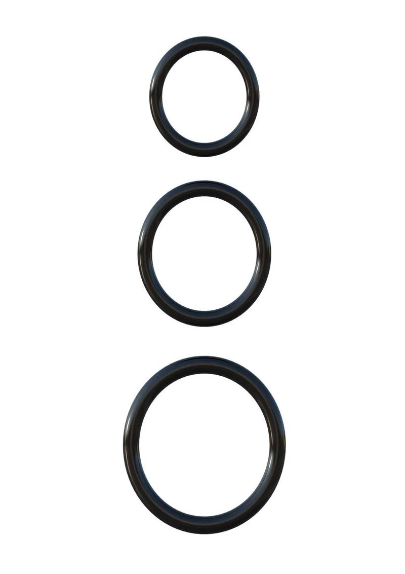 Fantasy C-Ringz Silicone 3-Ring Stamina Cock Ring - Image 3