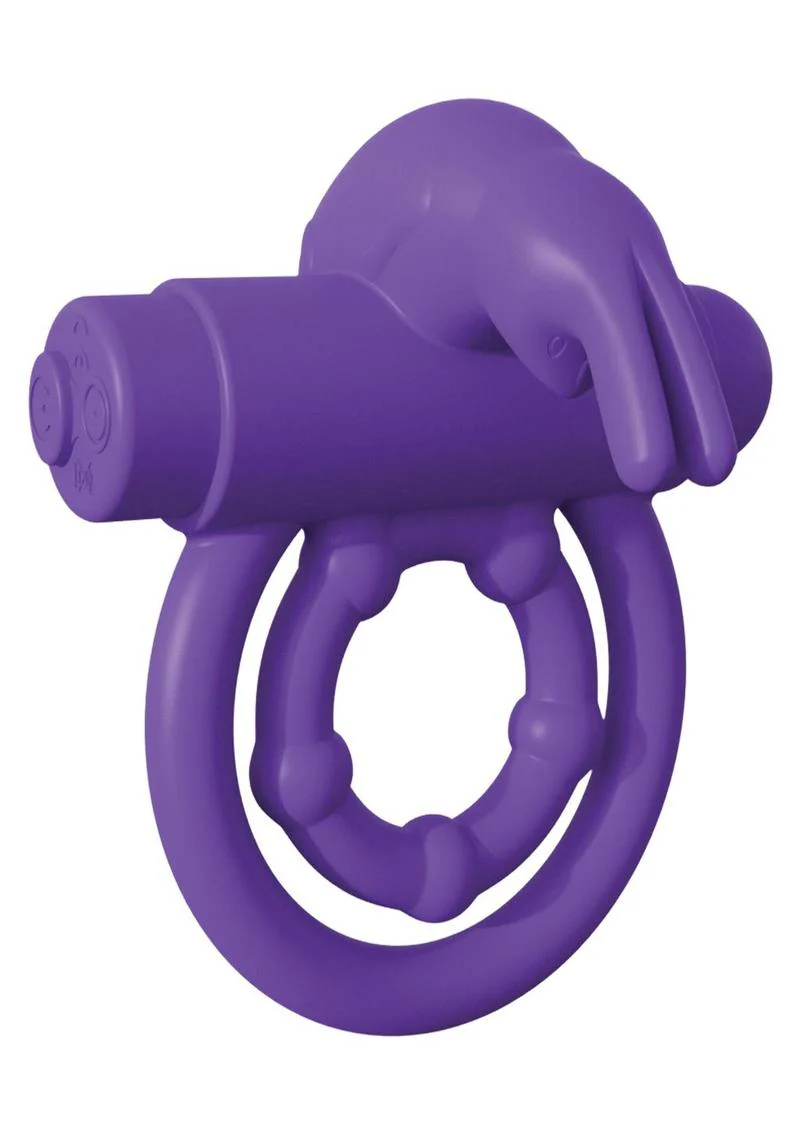 Fantasy C-Ringz Silicone Rabbit Ring Cock Ring with Remote Control - Image 3