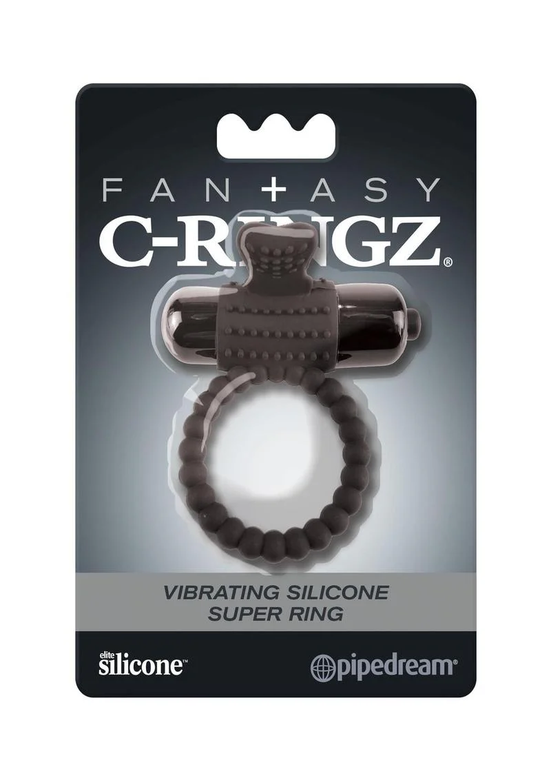 Fantasy C-Ringz Vibrating Silicone Super Cock Ring with Bullet - Image 2