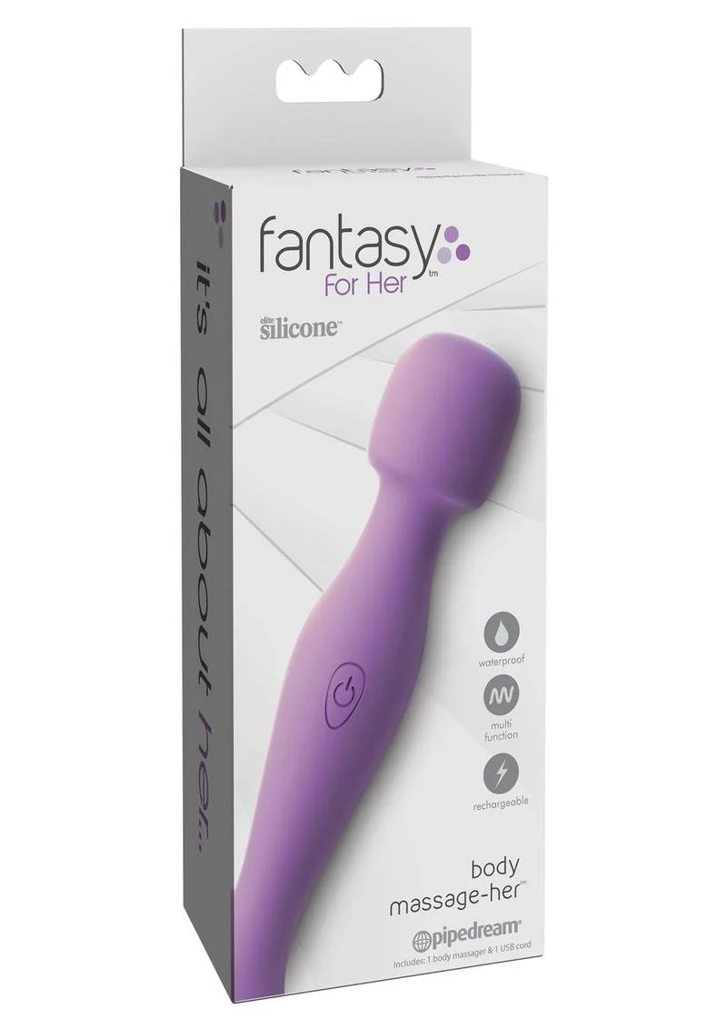 Fantasy For Her Silicone Body Massage Her Rechargeable Waterproof - Image 2