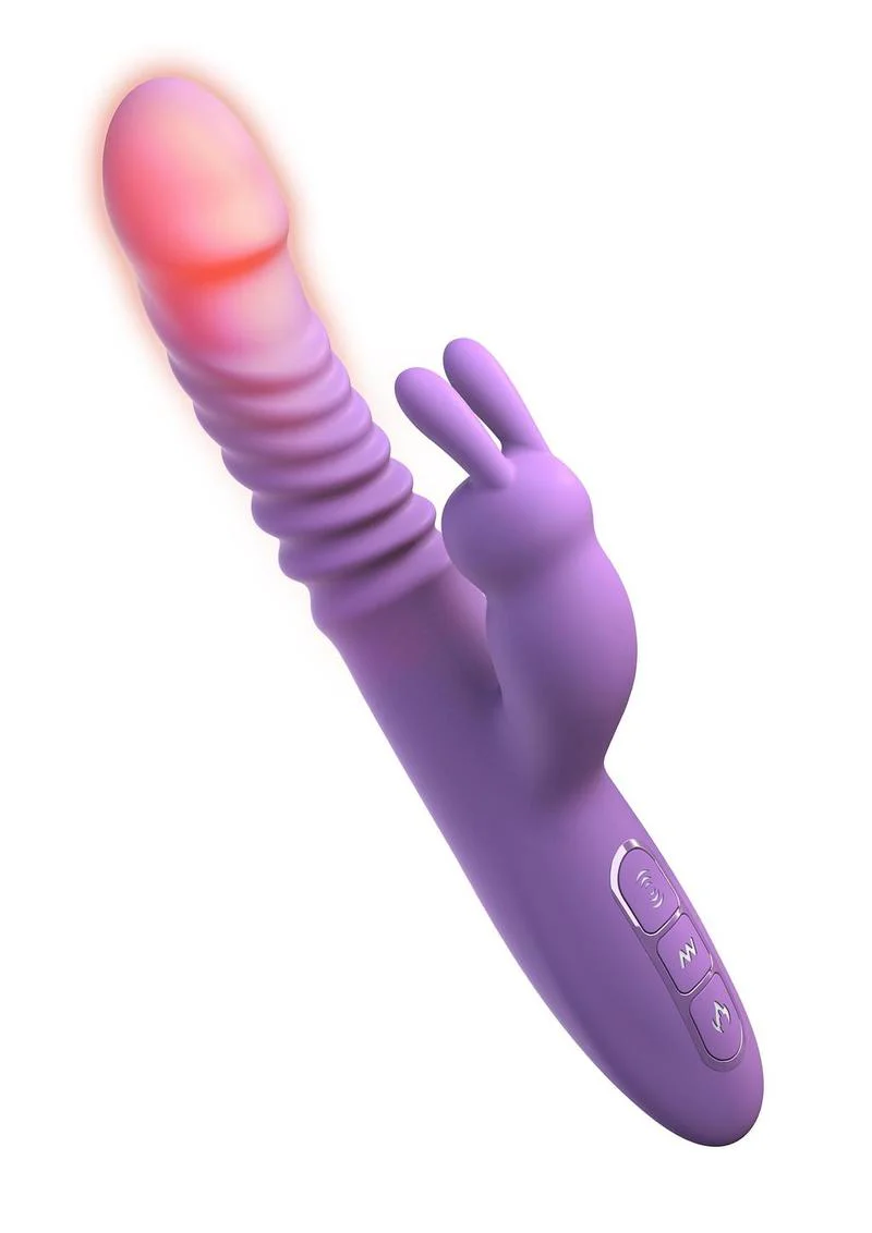 Fantasy For Her Thrusting Silicone Rabbit Multi Function Rechargeable Waterproof - Image 3