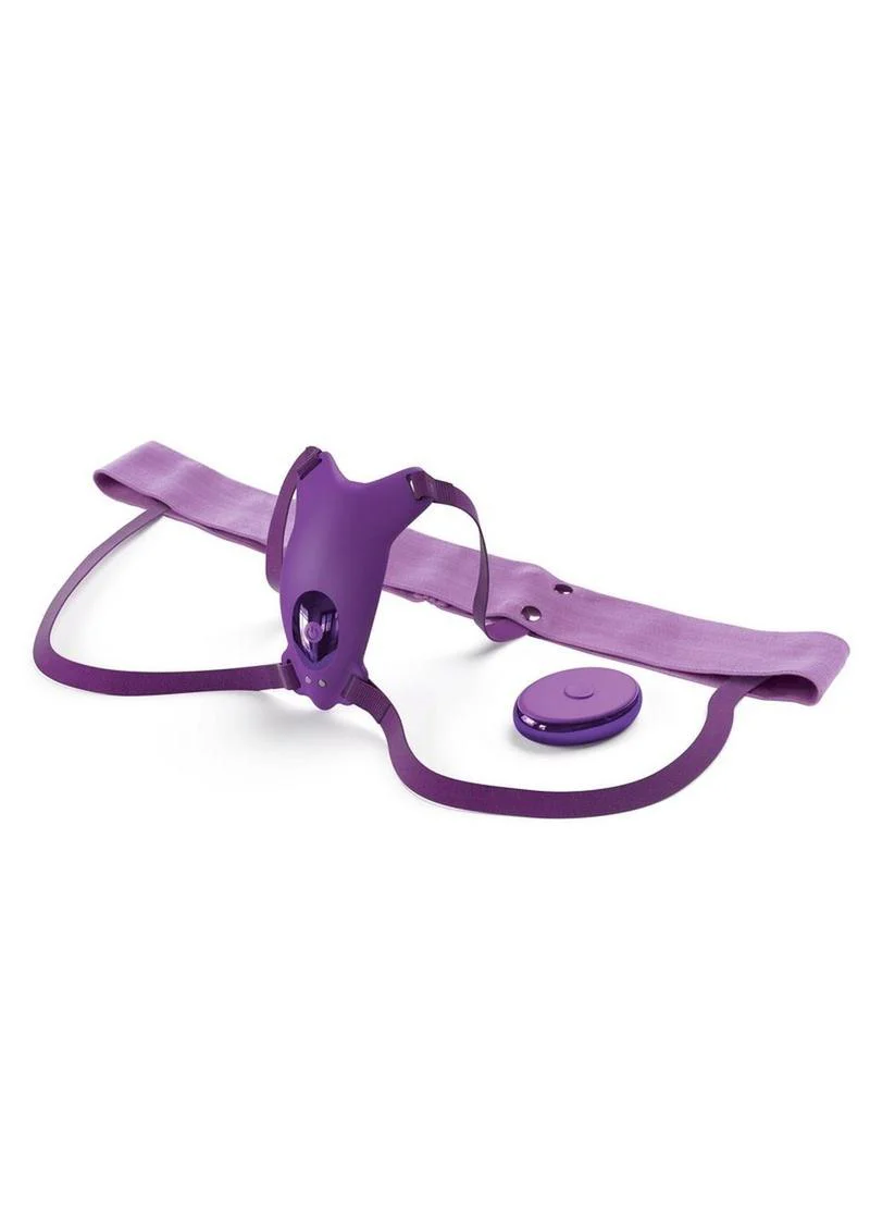 Fantasy For Her Ultimate Butterfly Silicone Strap-On with Remote Control