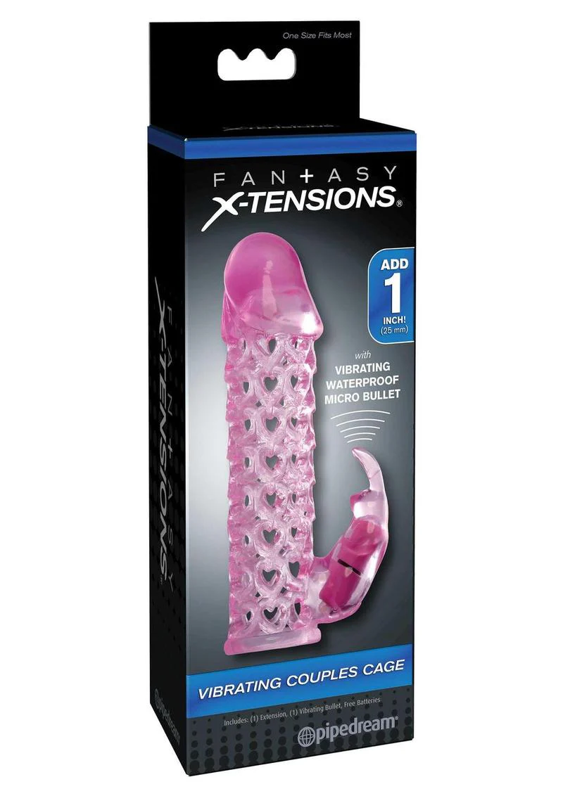Fantasy X-Tensions Vibrating Couples Cock Cage Waterproof - Image 2