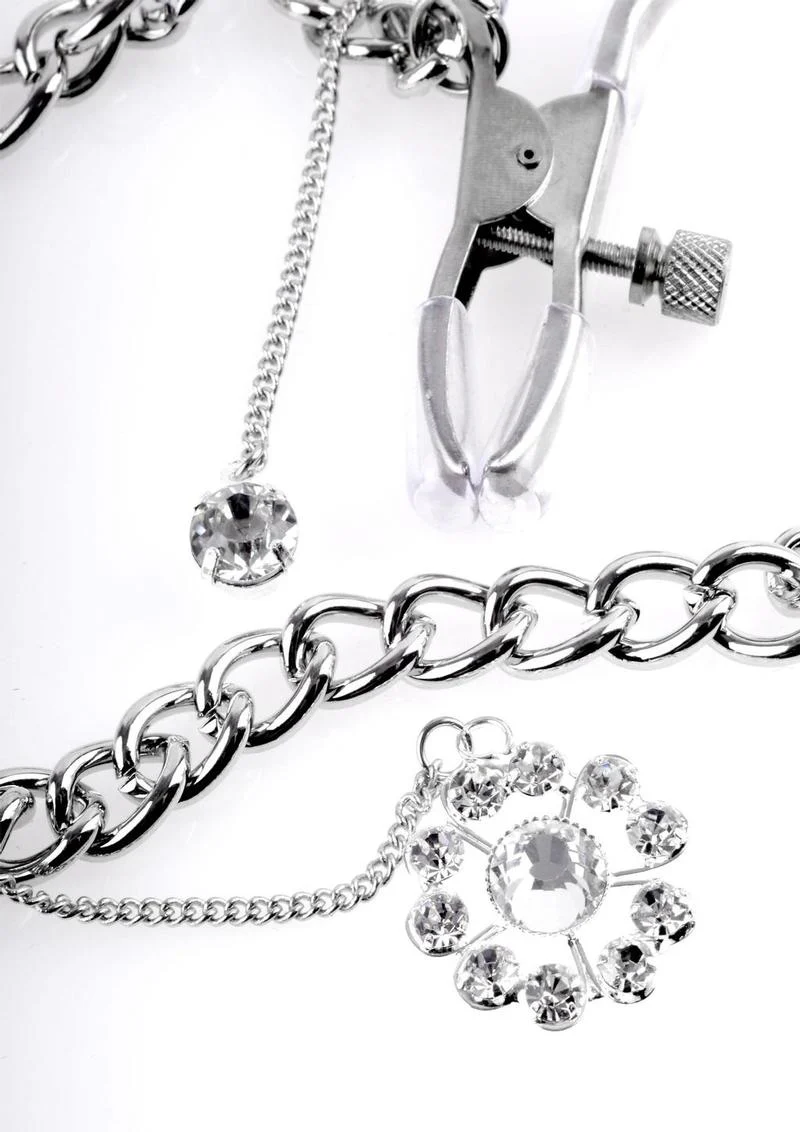Fetish Fantasy Series Crystal Nipple Clamps