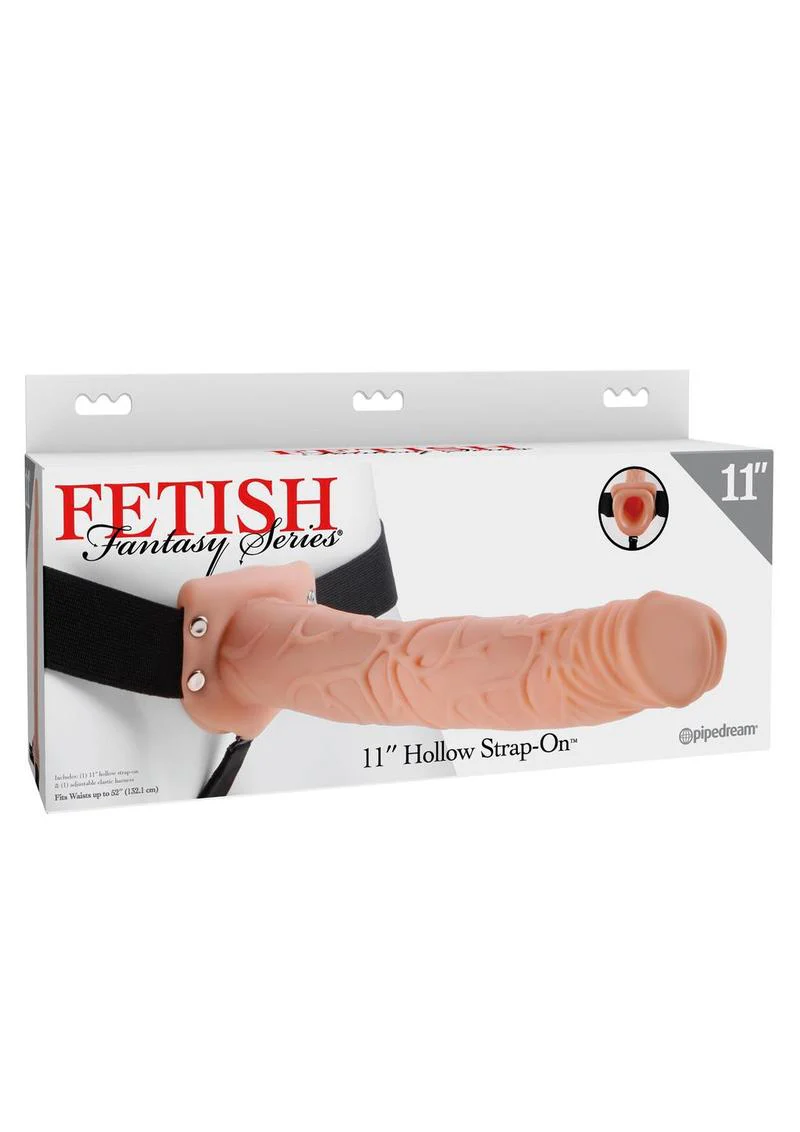 Fetish Fantasy Series Hollow Strap-On Dildo and Stretchy Harness - Image 2