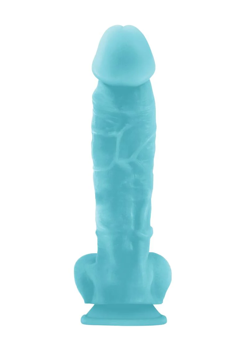 Firefly 8 Inch Pleasures Silicone Glow In The Dark Dildo