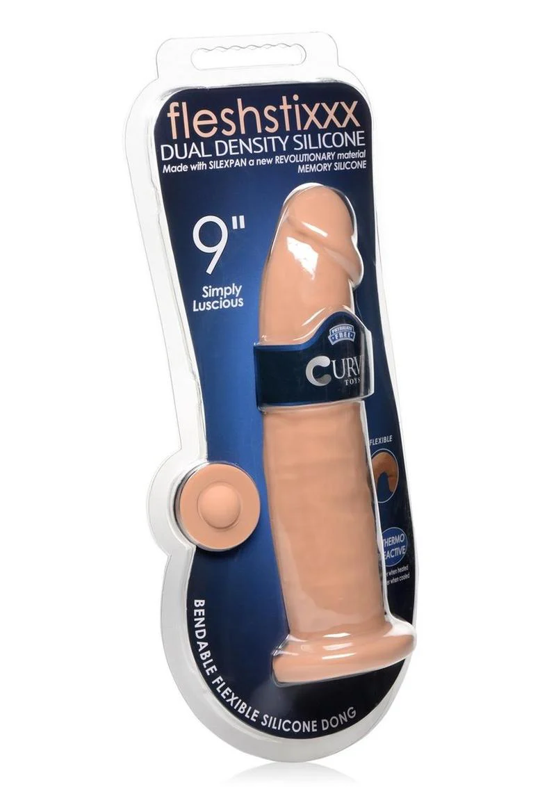 Fleshstixxx Dual Density Silicone Bendable Dong - Image 15
