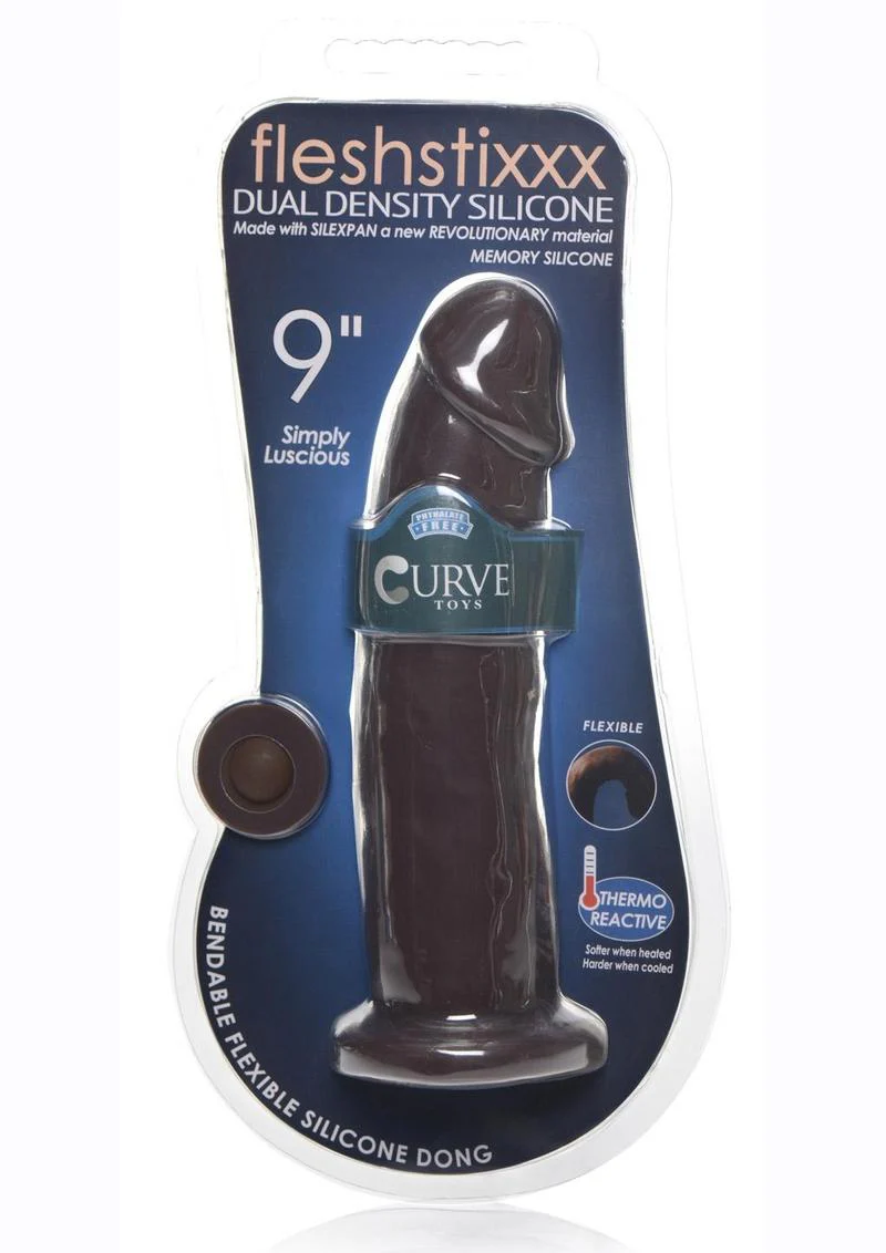 Fleshstixxx Dual Density Silicone Bendable Dong - Image 17