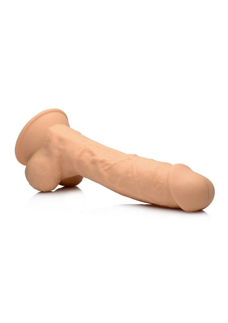 Fleshstixxx Dual Density Silicone Bendable Dong with Balls - Image 20