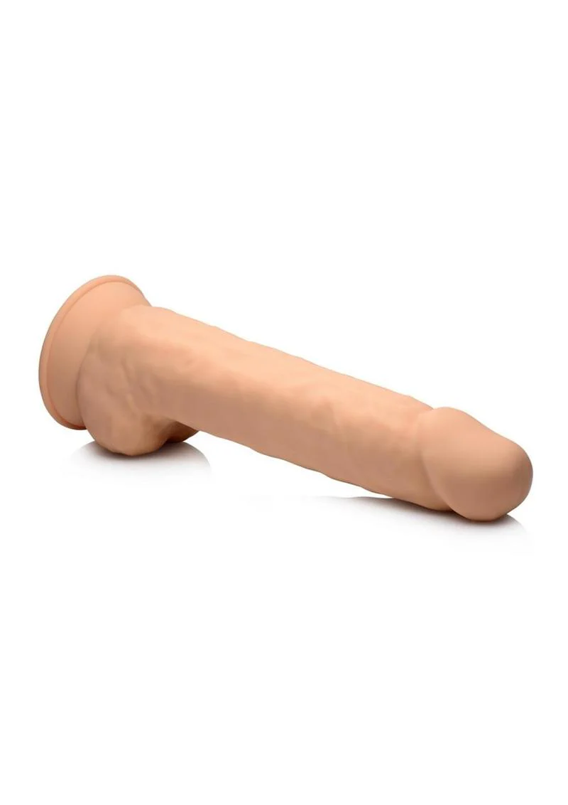 Fleshstixxx Dual Density Silicone Bendable Dong with Balls - Image 3
