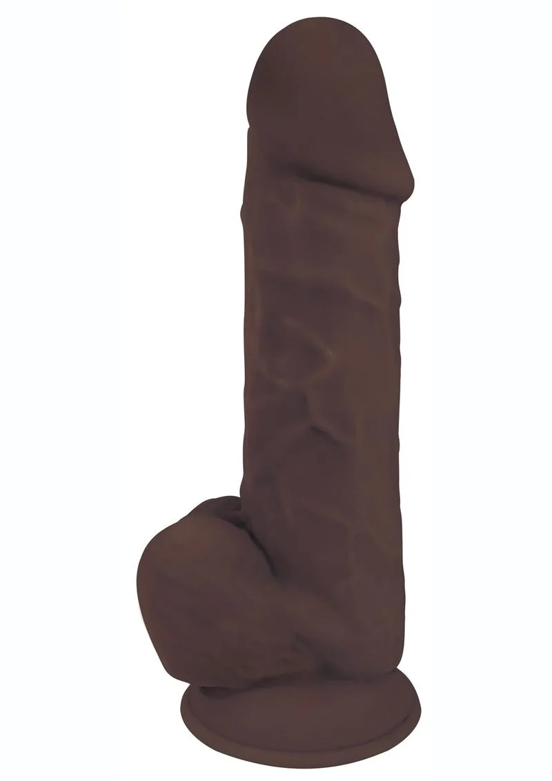 Fleshstixxx Dual Density Silicone Bendable Dong with Balls - Image 33