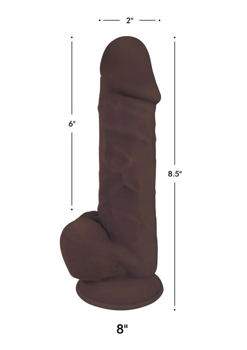 Fleshstixxx Dual Density Silicone Bendable Dong with Balls - Image 35