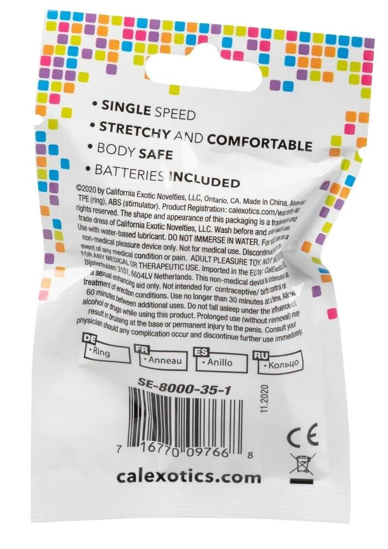 Foil Pack Vibrating Cock Ring - Image 6