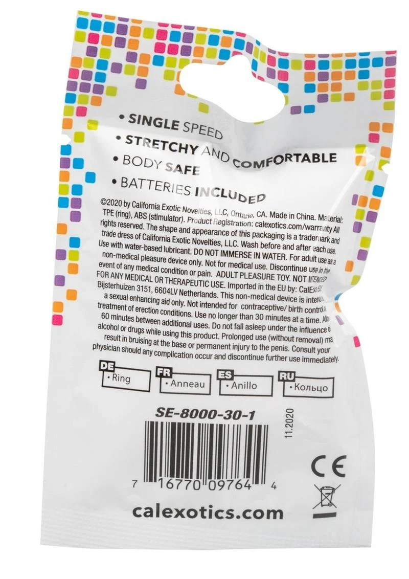 Foil Pack Vibrating Cock Ring - Image 9