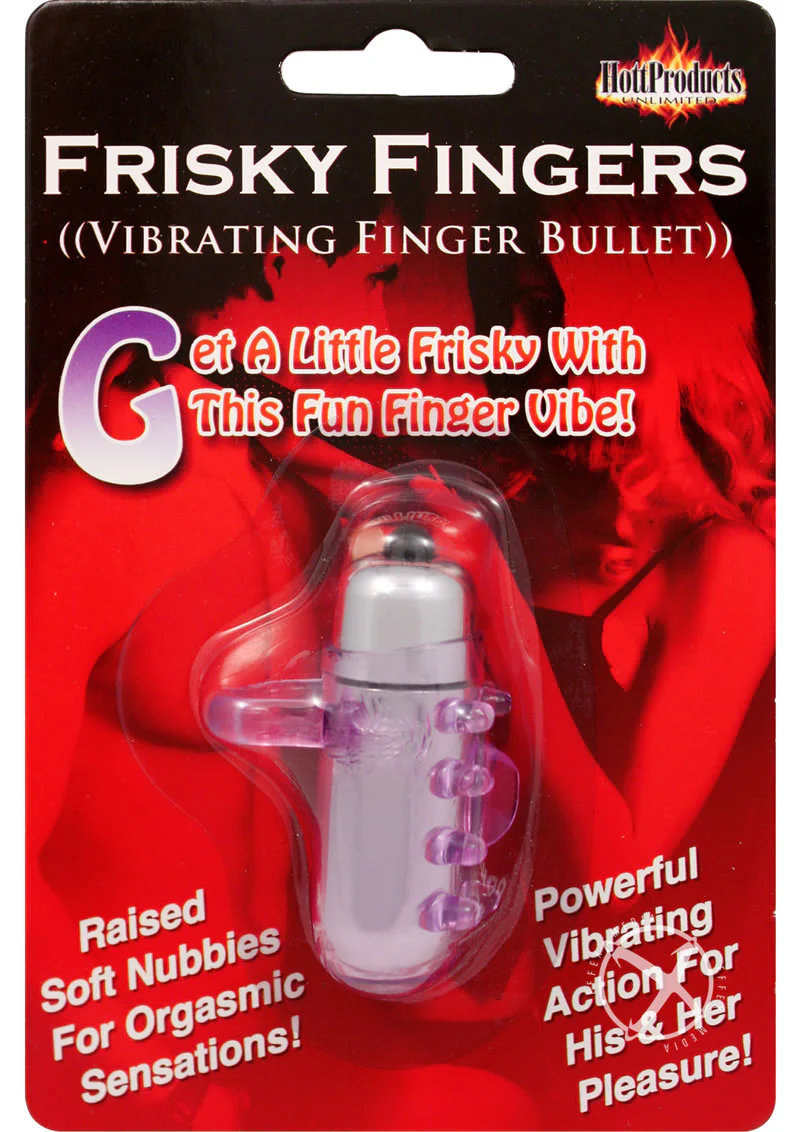 Frisky Fingers Silicone Finger Sleeve with Vibrating Bullet - Image 4